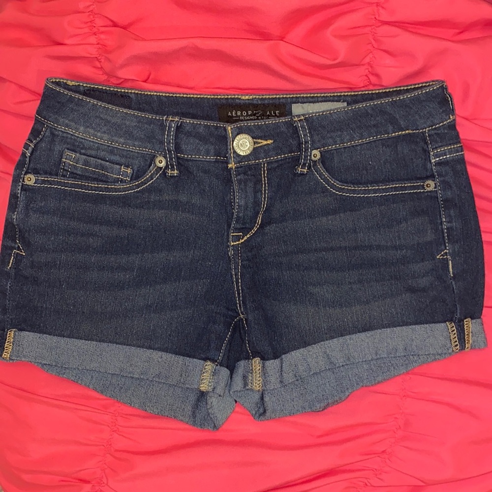Aeropostale midi denim shorts